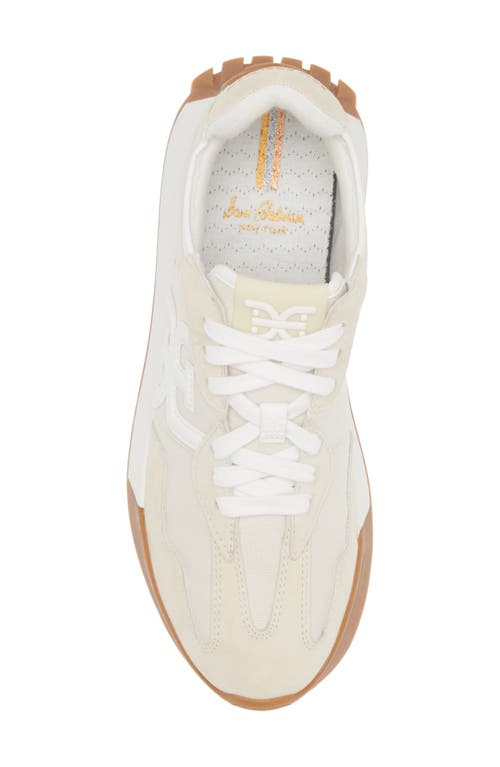 Shop Sam Edelman Langley Sneaker In White/blush/coral