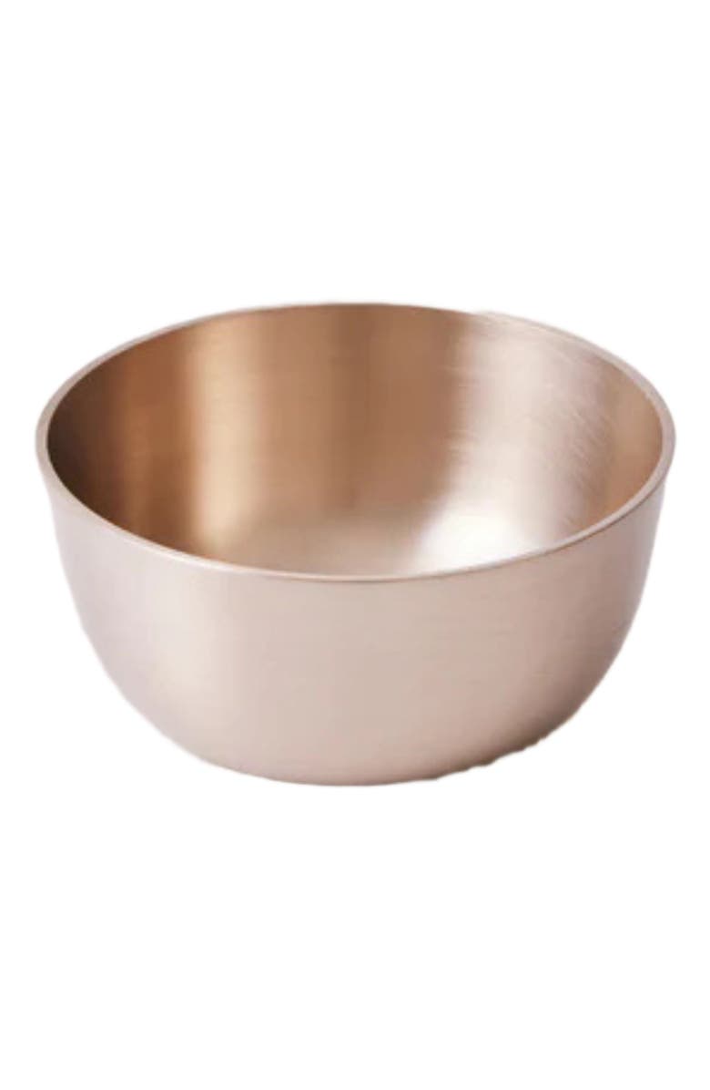 Fleck Luxe Kansa Bowl, Alternate, color, Bronze