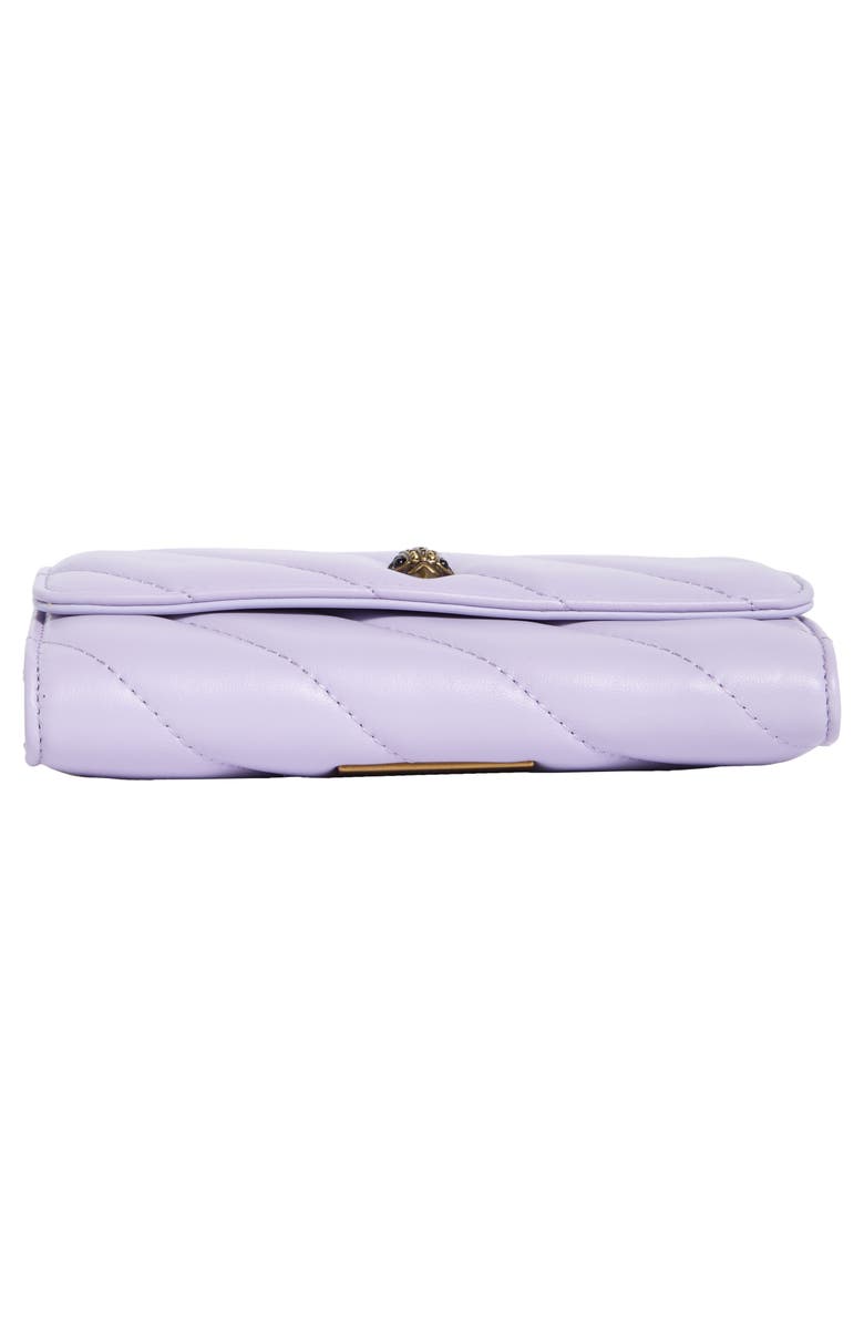 Kurt Geiger London Soho Leather Wallet on Chain, Alternate, color, Light/ Pastel Purple
