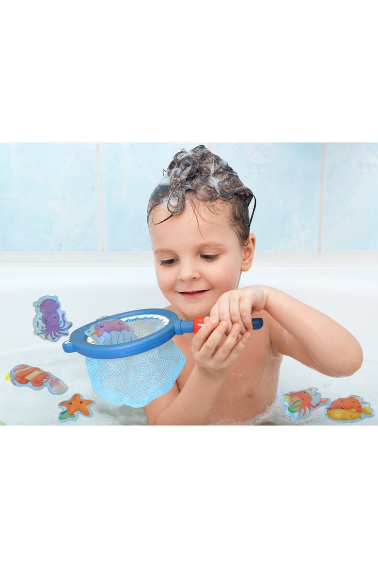 Bath Time Fishing Fun, Color Changing Animal Sticker Kids 12mo+, Alternate, color, Multicolored