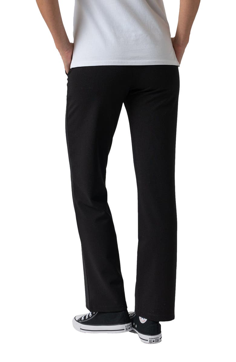 Saint + Sofia Runway Pant, Alternate, color, Plain Black