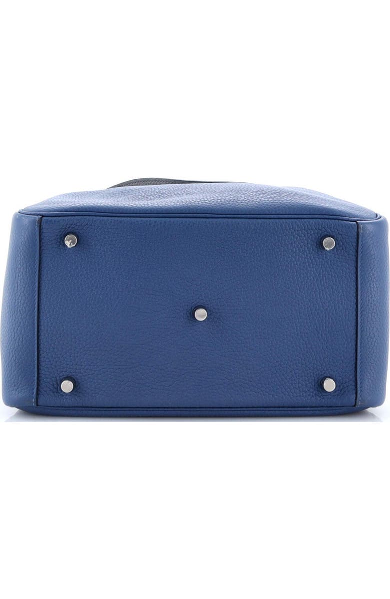 Pre-Owned Hermes Lindy Bag Verso Clemence 30, Alternate, color, Verso-Bleu Agate/Gris Mouette