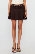 Princess Polly Amryn Grommet Miniskirt