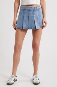 PTCL Naya Pleated Denim Wrap Skort