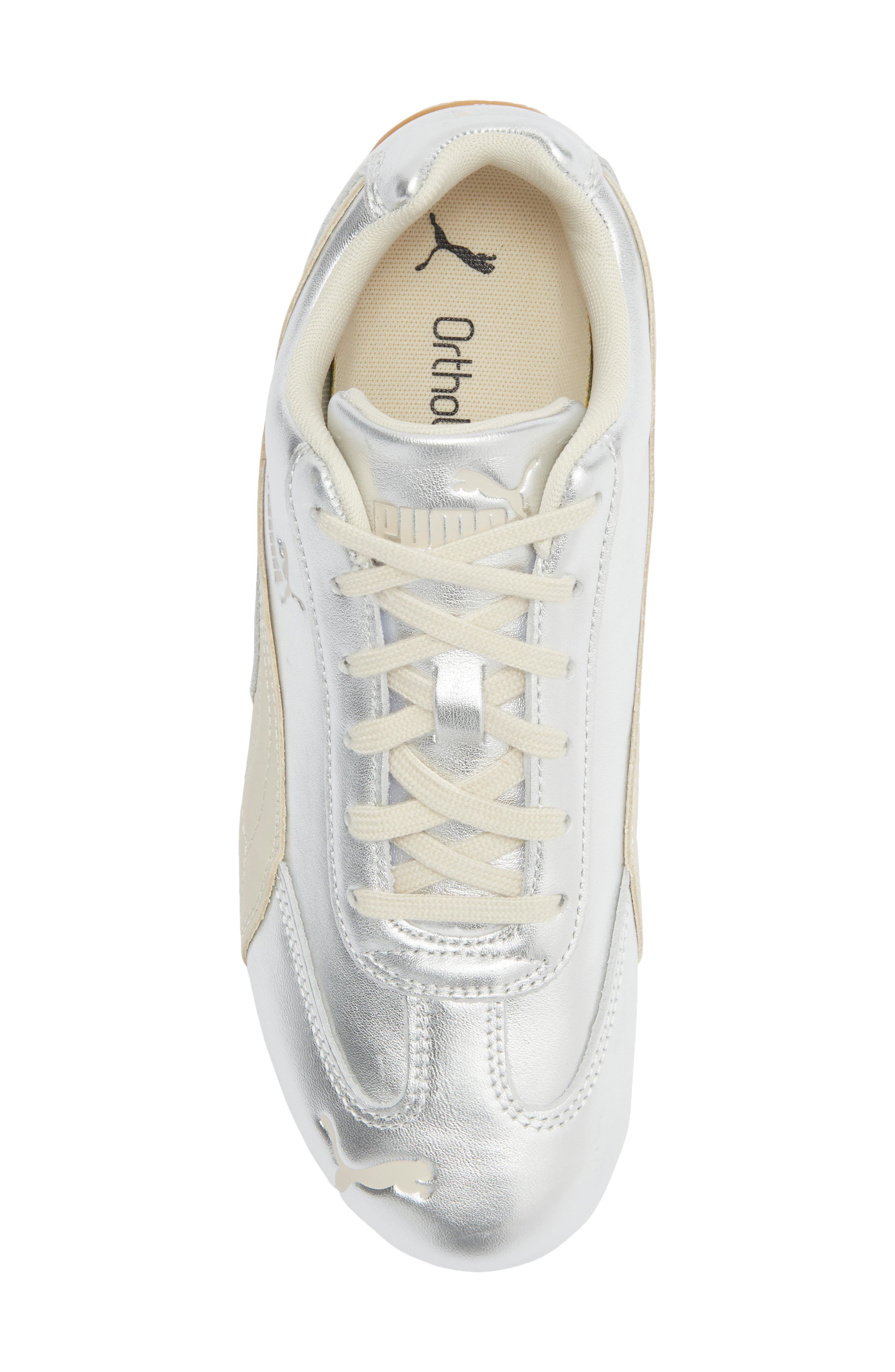 PUMA Speedcat Metallic Sneaker, Alternate, color, Alpine Snow/ Gum