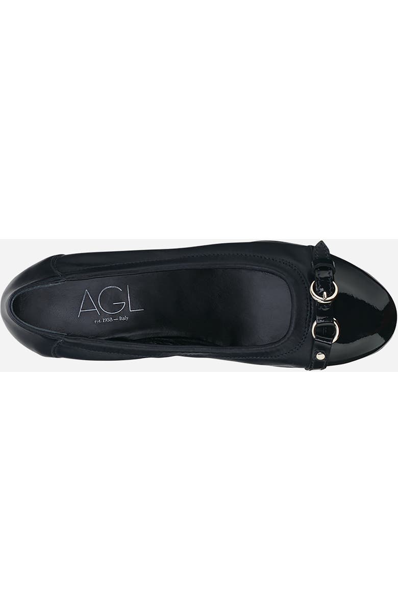 AGL Monika Cap Toe Ballet Flat, Alternate, color, Night