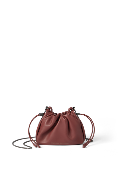 Soft leather mini Mellow Bucket bag