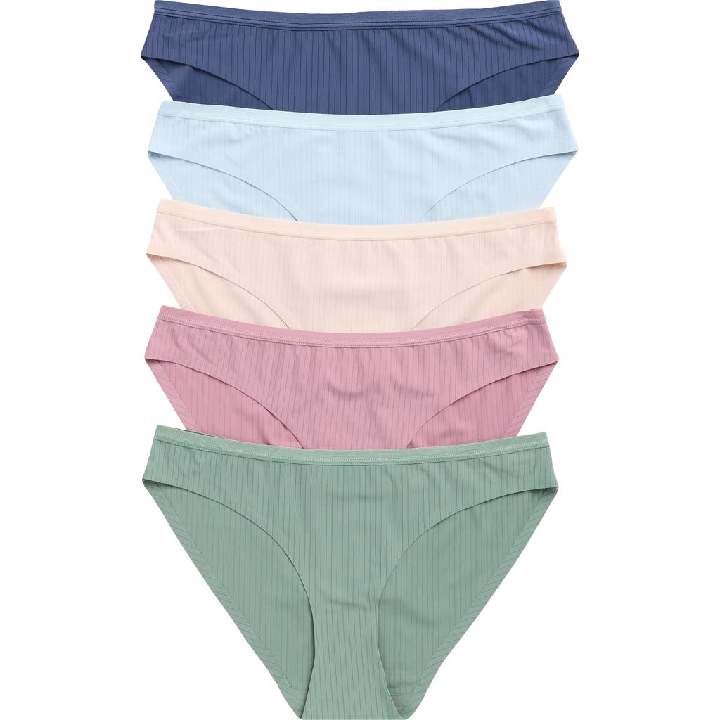 Honeydew Chrissy Assorted 5-pack Hipster Briefs In Multi