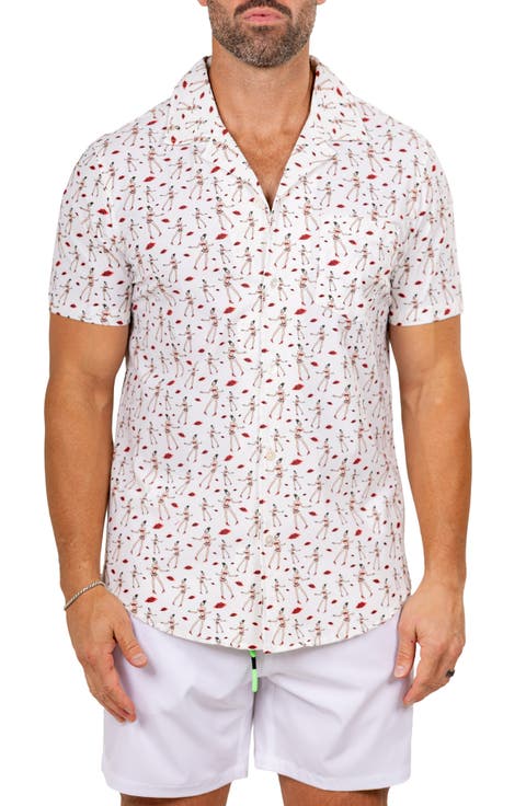 Marthy White Camp Shirt