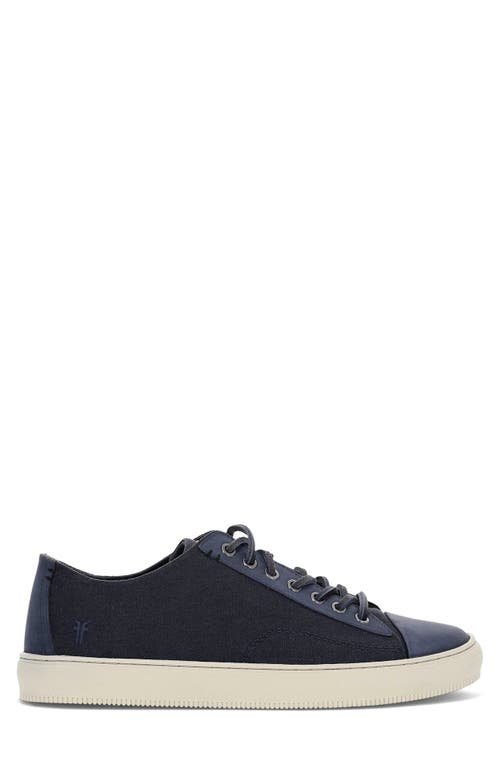 Frye Astor Cap Toe Low Top Sneaker In Indigo