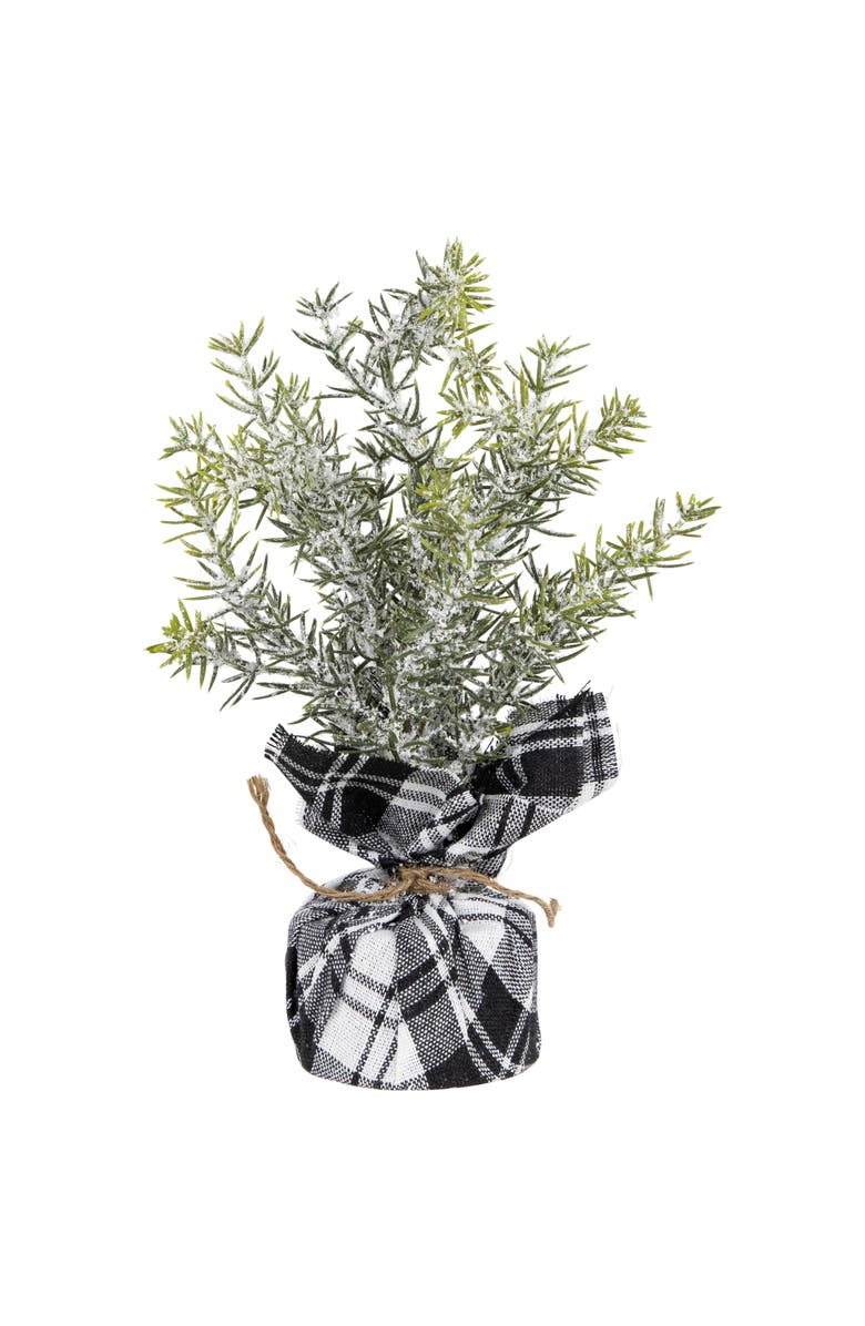 Northlight Mini Frosted Pine Artificial Christmas Trees - 9" - Set of 3, Alternate, color, Green