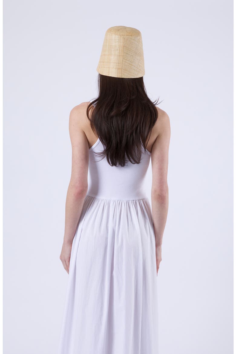 Ella Raffia Packable UPF 50+ Bucket Hat, Alternate, color, NATURAL