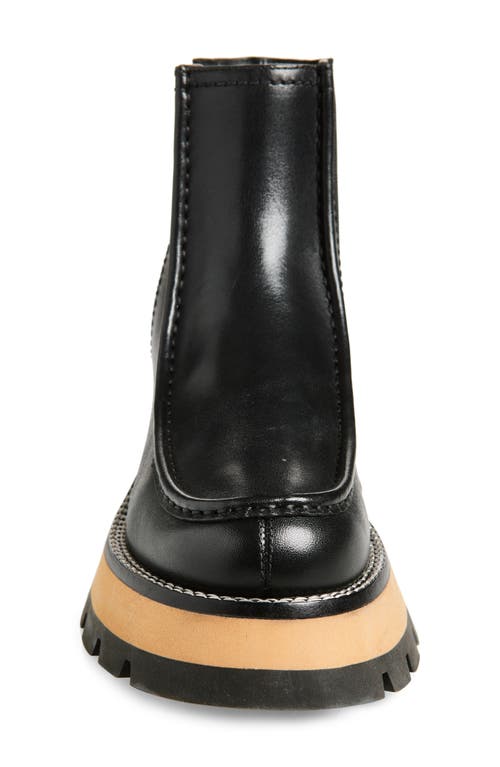 3.1 Phillip Lim Kate Lug Sole Platform Chelsea Boot In Black