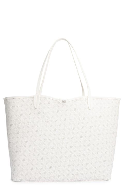 Large Harper Monogram Shopper Tote