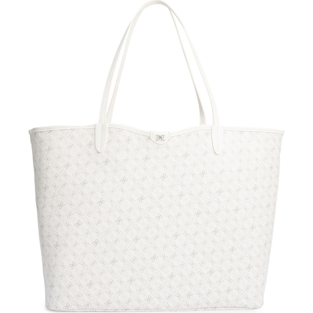 SAM EDELMAN SAM EDELMAN LARGE HARPER MONOGRAM SHOPPER TOTE