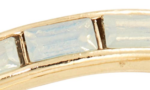 Nordstrom Rack Set Of 2 Baguette Cut Cubic Zirconia Rings In Gold