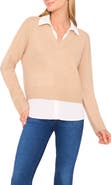 Halogen® Layered Look Sweater