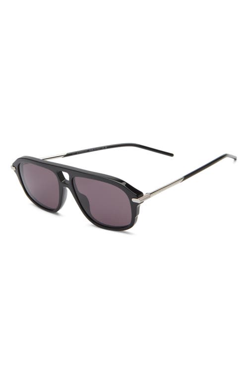 Givenchy Gv One 57mm Pilot Sunglasses In Black
