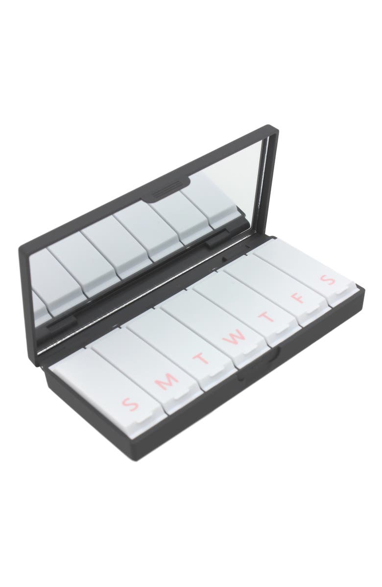 PORT AND POLISH Pill Box, Main, color, Charcoal Gray