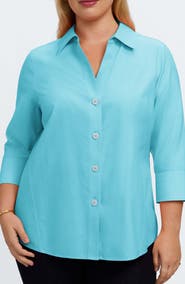 Foxcroft Paityn Non-Iron Button-Up Shirt