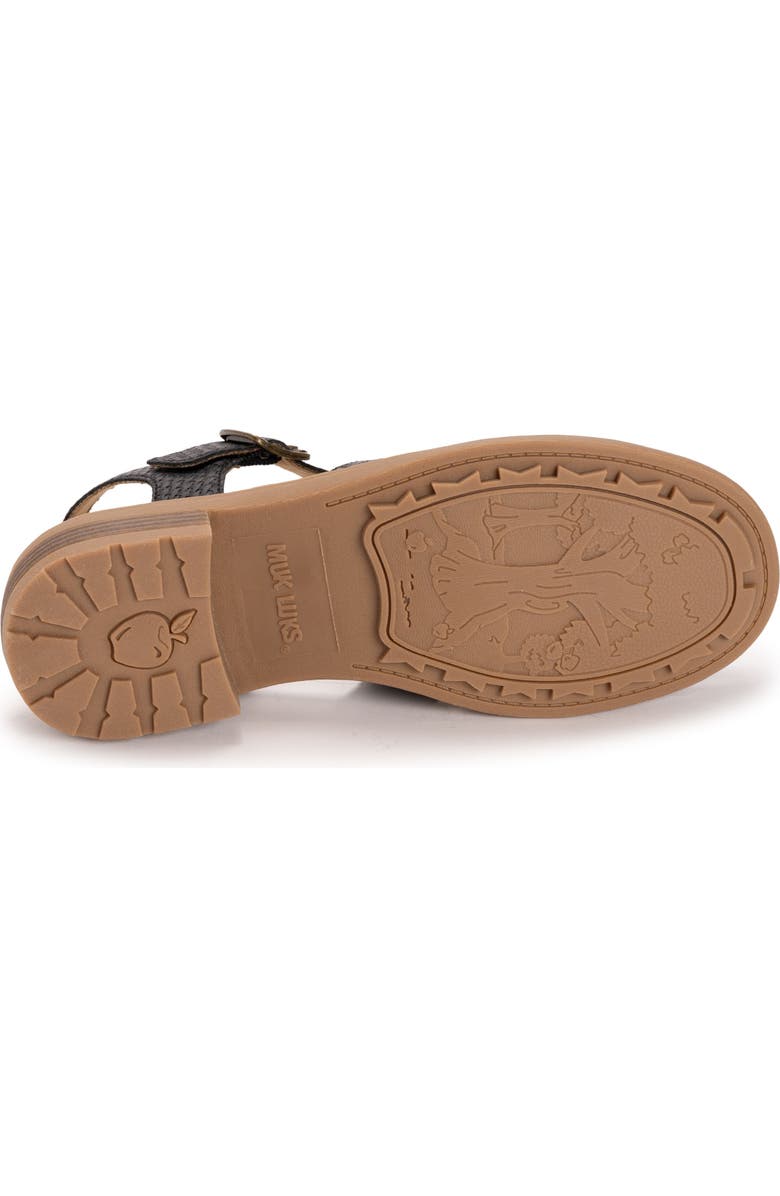 MUK LUKS Women's Vanilla Fisherman Sandal, Alternate, color, Black