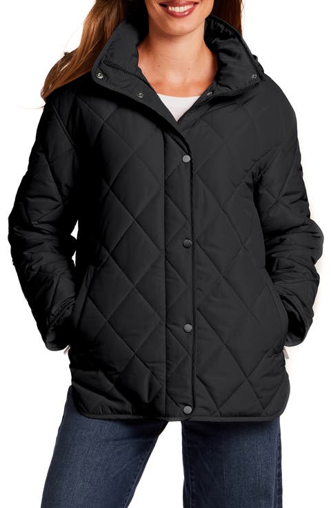 Quilted Stand Collar Jacket