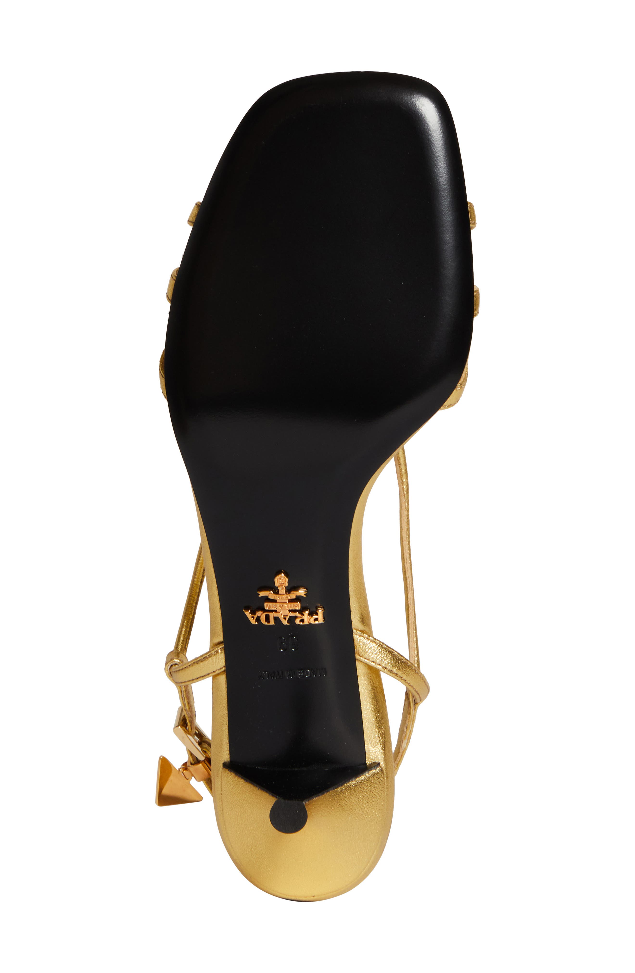 Prada Strappy Sandal, Alternate, color, 