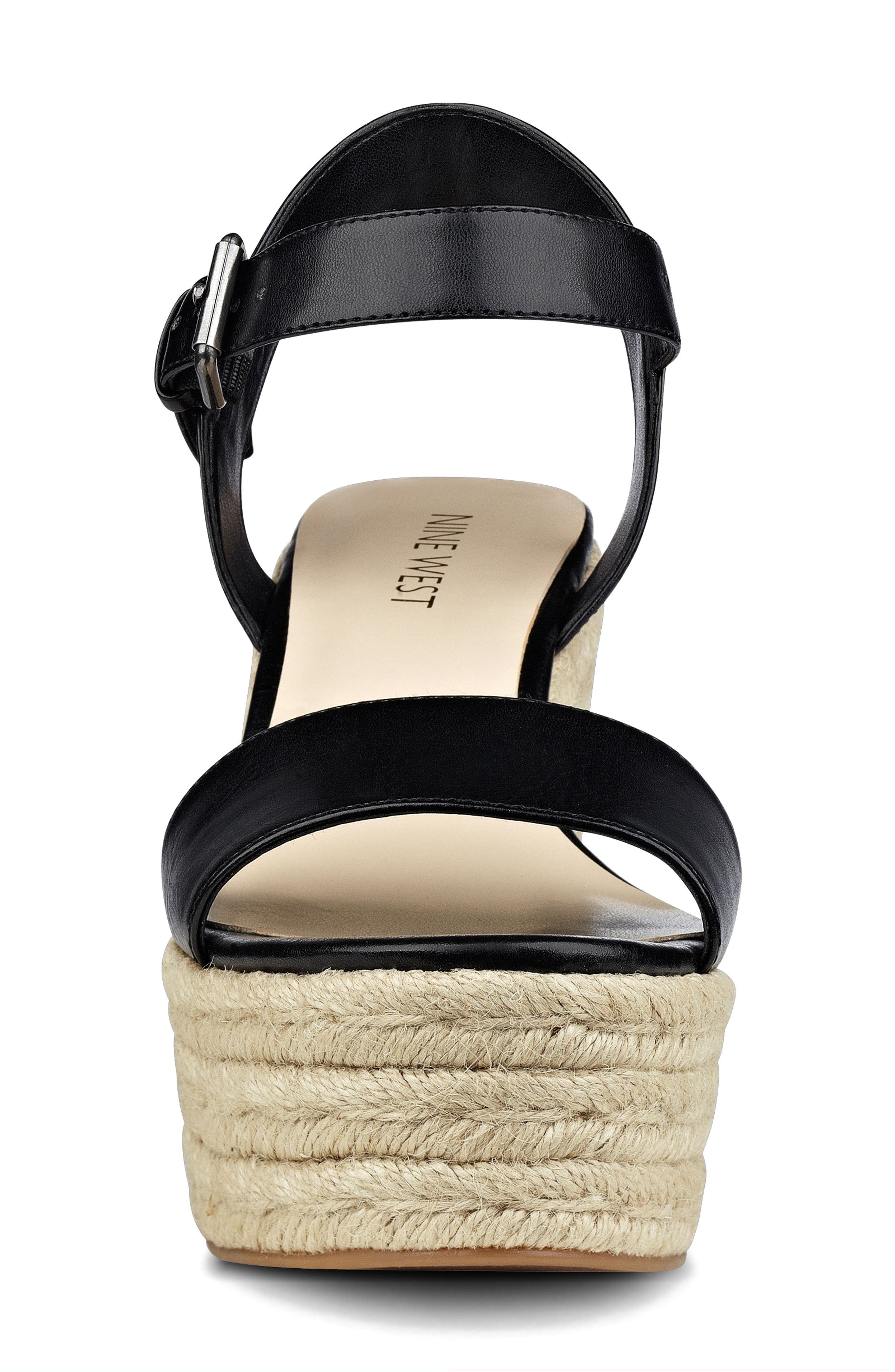 Nine West Do It Right Platform Wedge Sandal, Alternate, color, 