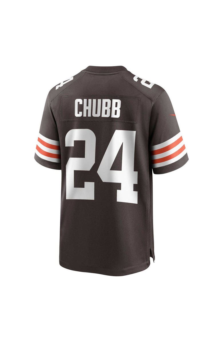 Nike Men's Nike Nick Chubb Brown Cleveland Browns Game Jersey, Alternate, color, 