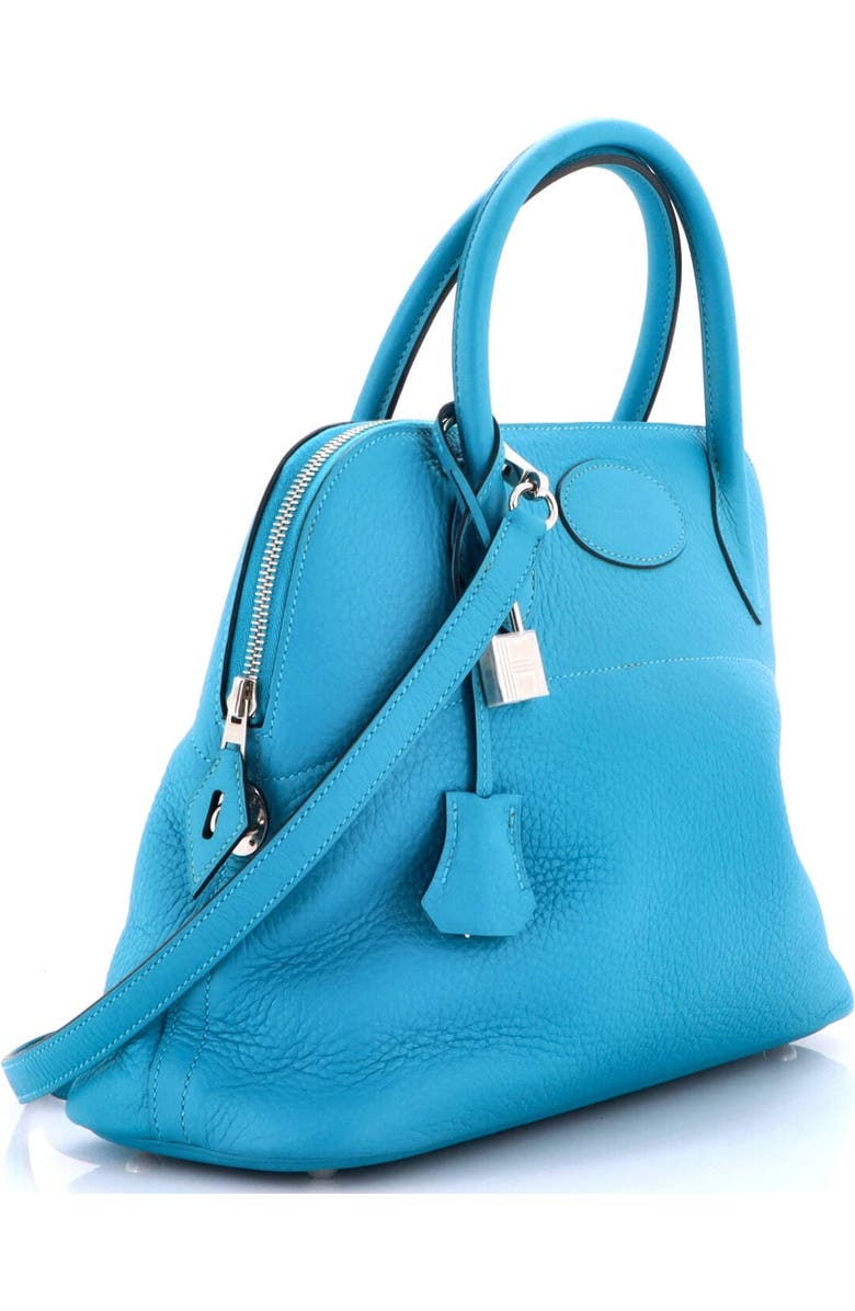 Pre-Owned Hermes Bolide Bag Clemence 31, Alternate, color, Turquoise