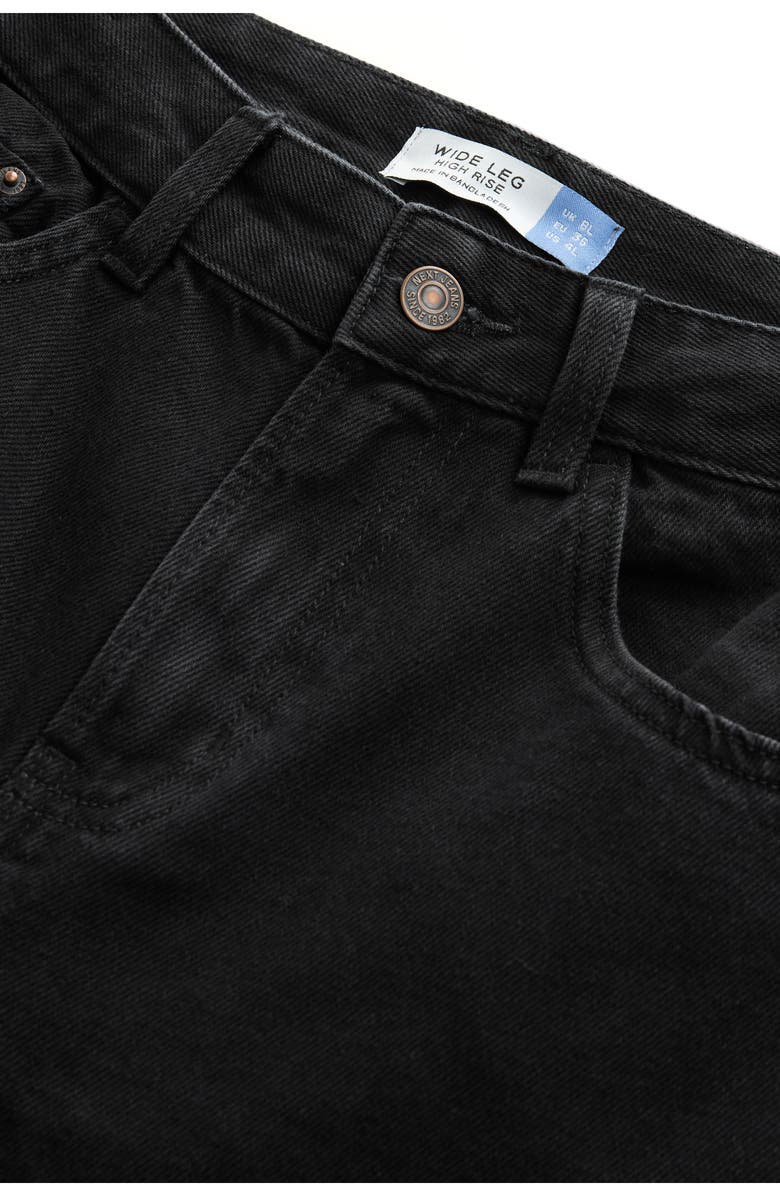 NEXT Wide Leg Jeans, Alternate, color, Black