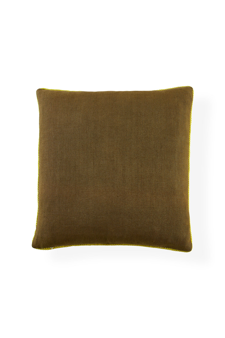 Pompidou Pillow, Alternate, color, Avocado Half Circles