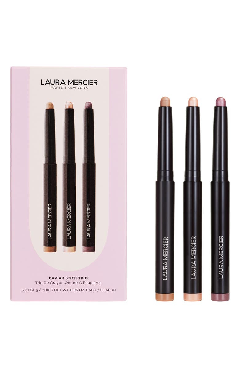 Laura Mercier Caviar Stick Eyeshadow Trio $96 Value, Main, color,