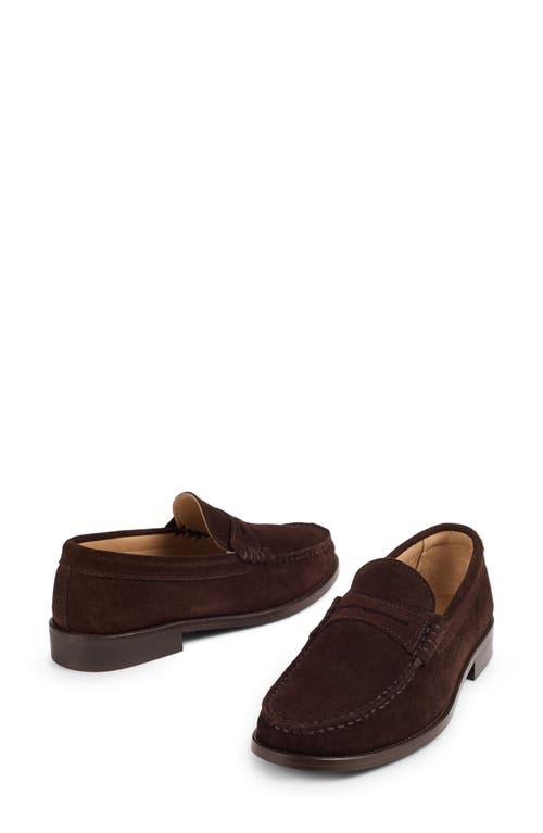 Lk Bennett Solo Penny Loafer In Brown
