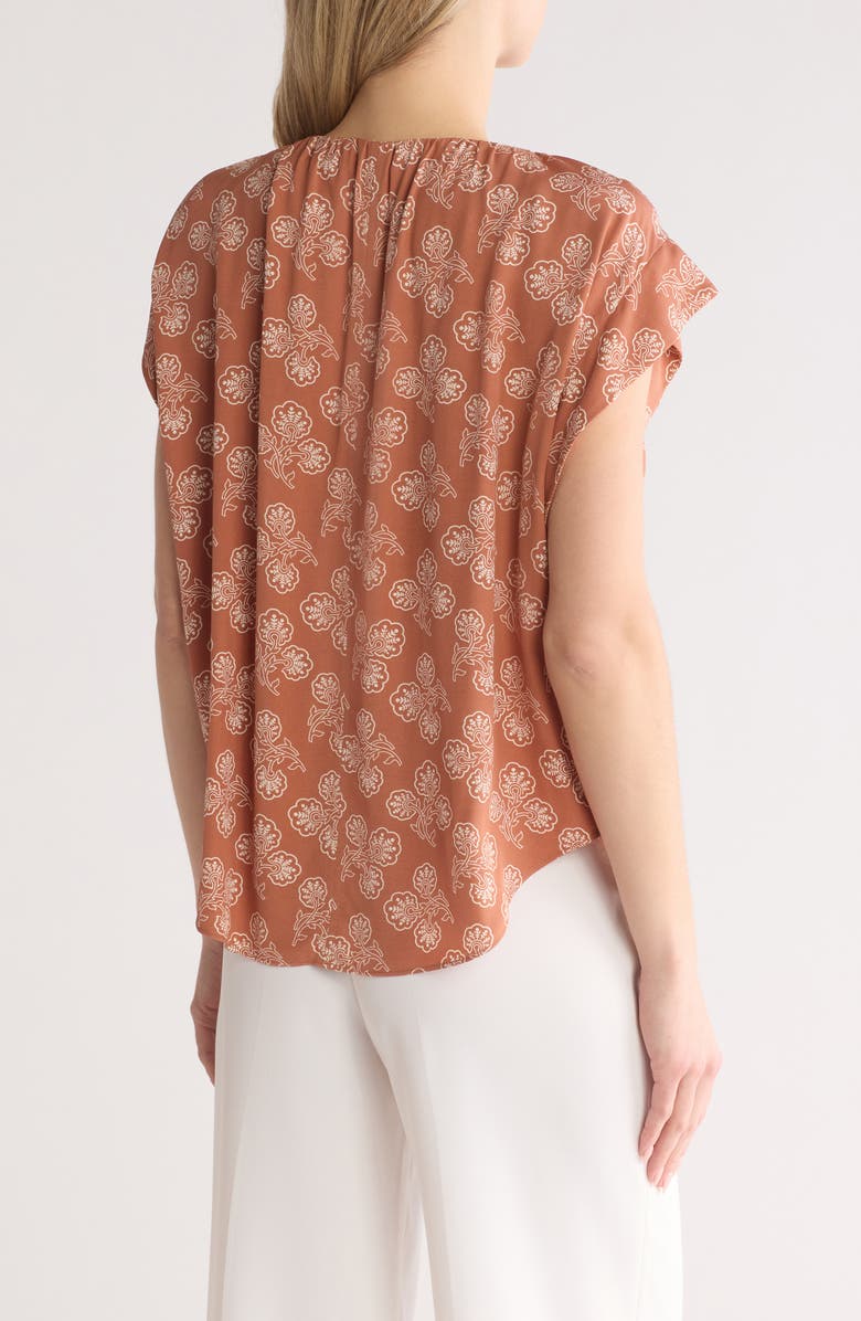 Joie Gwyneth Floral Drawstring Neck Top, Alternate, color,