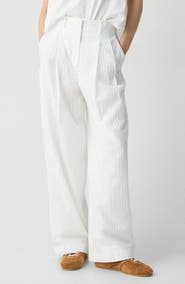 Theory Pleated Wide Leg Pants