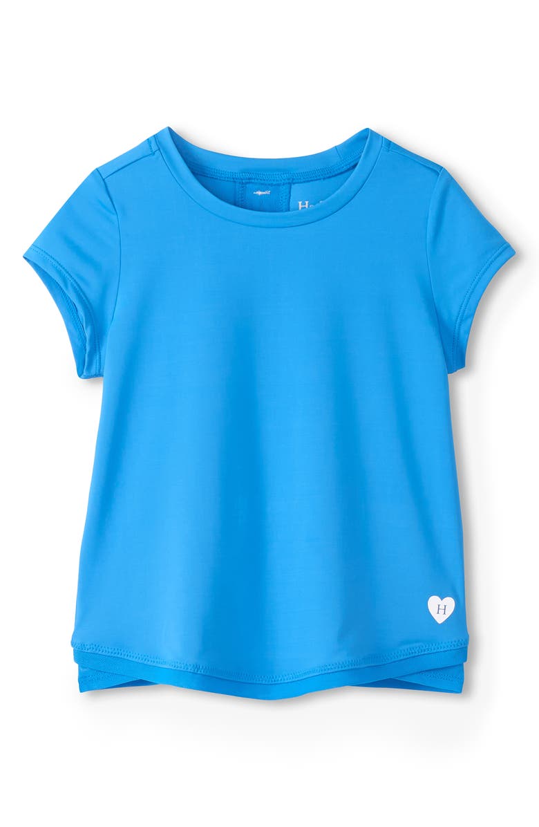 Hatley Kids' Mesh Accent T-Shirt, Main, color, Blue