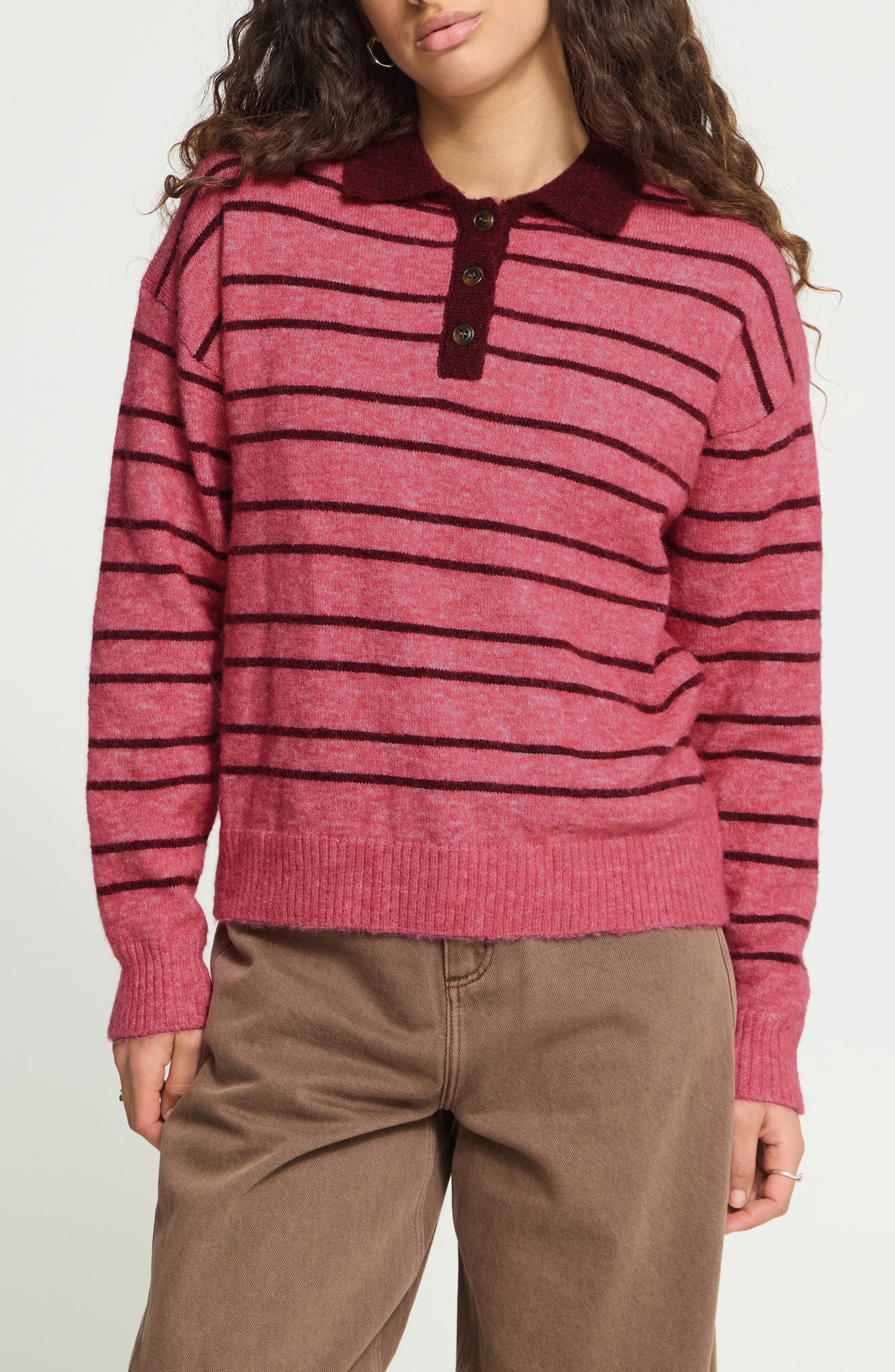 Striped Rugby Sweater