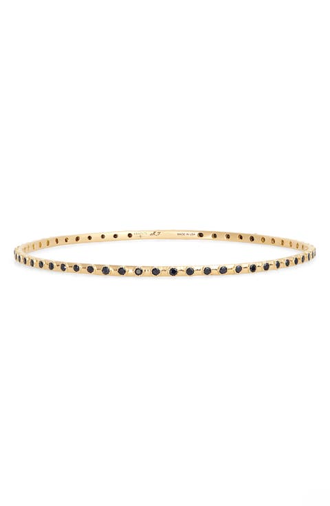 Sueno Black Sapphire Eternity Bangle