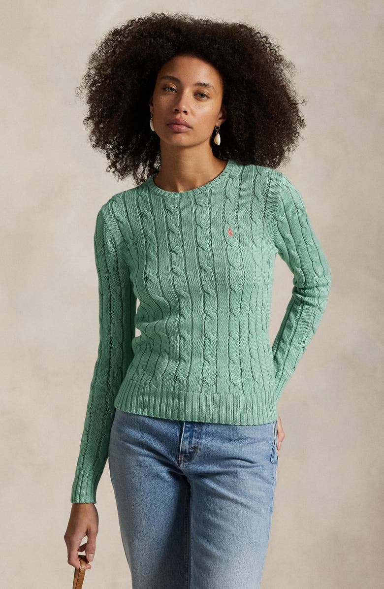 Julianna Cotton Cable Sweater