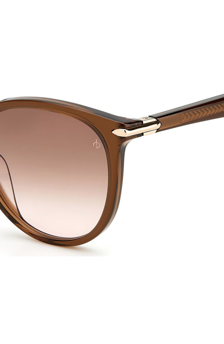 rag & bone 54mm Round Cat Eye Sunglasses, Alternate, color,