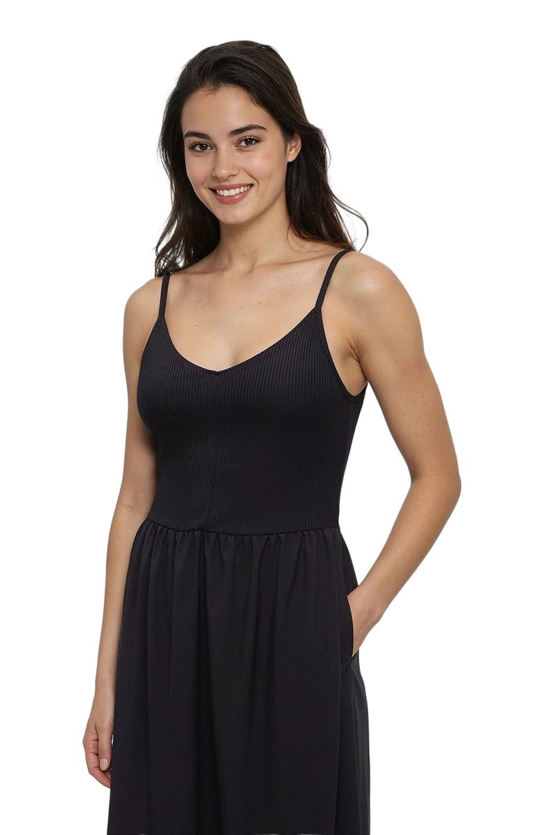 tentree Juneau Dress, Alternate, color, Meteorite Black