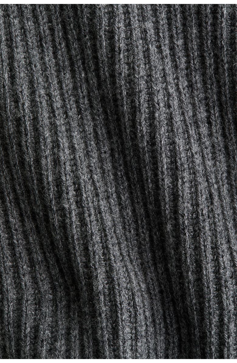H&M Rib-knit Wool-blend Jumper, Alternate, color, Dark Gray