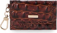 Brahmin Ricki Croc Embossed Leather Card Case