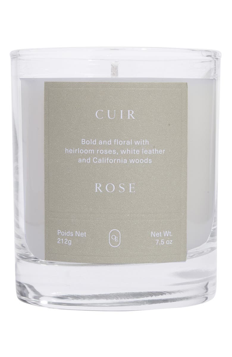 Oak Essentials Cuir Rose Candle, Main, color,