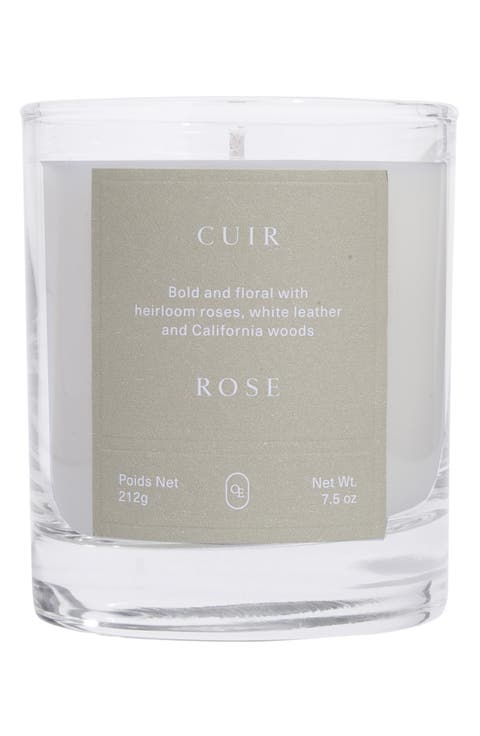Cuir Rose Candle