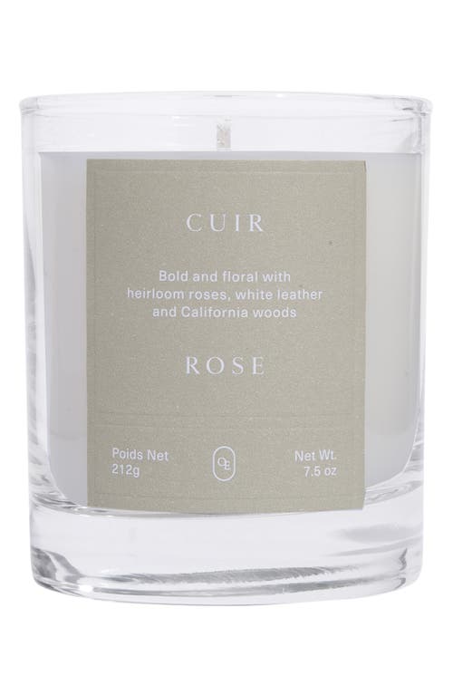 Oak Essentials Cuir Rose Candle In No Color