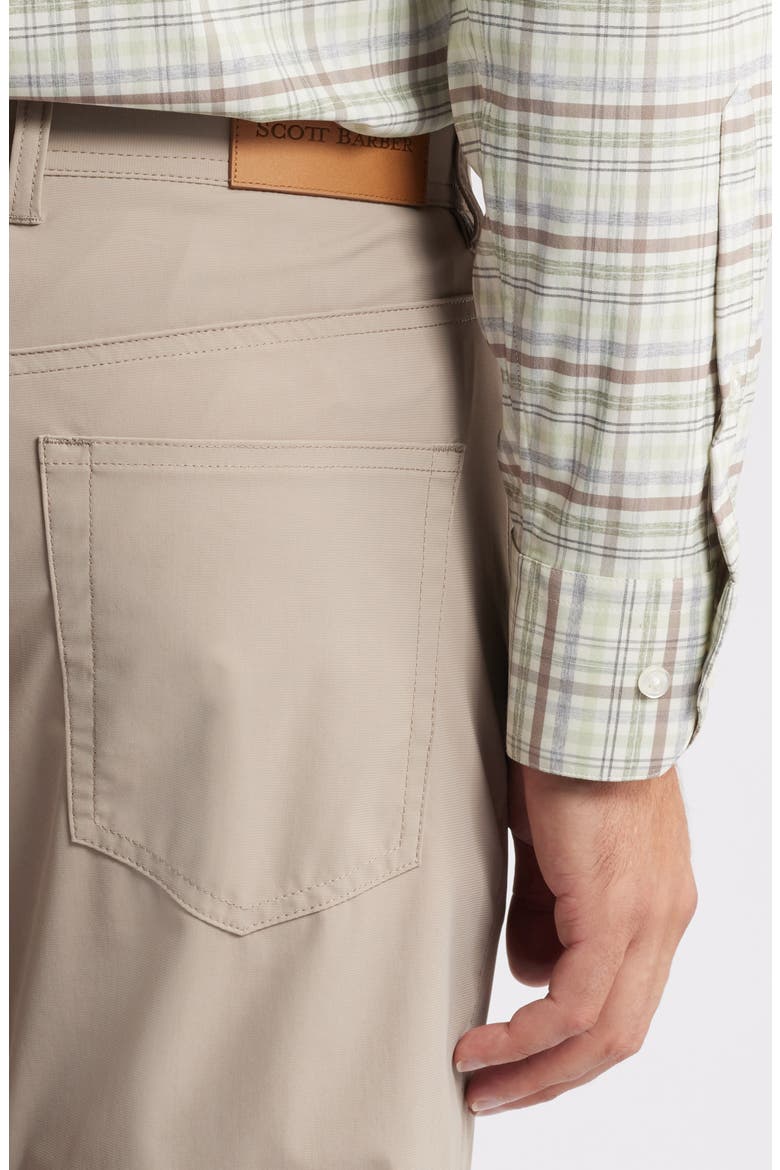 Warp Knit Stretch Nylon 5-Pocket Pants, Alternate, color, DARK SAND