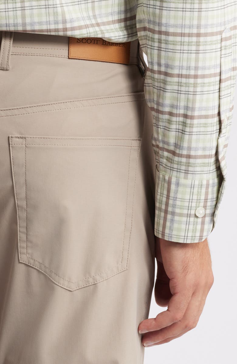 Scott Barber Warp Knit Stretch Nylon 5-Pocket Pants, Alternate, color,