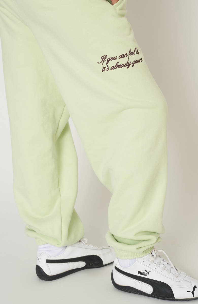 THE MAYFAIR GROUP Manifest Fleece Joggers, Alternate, color, Sage